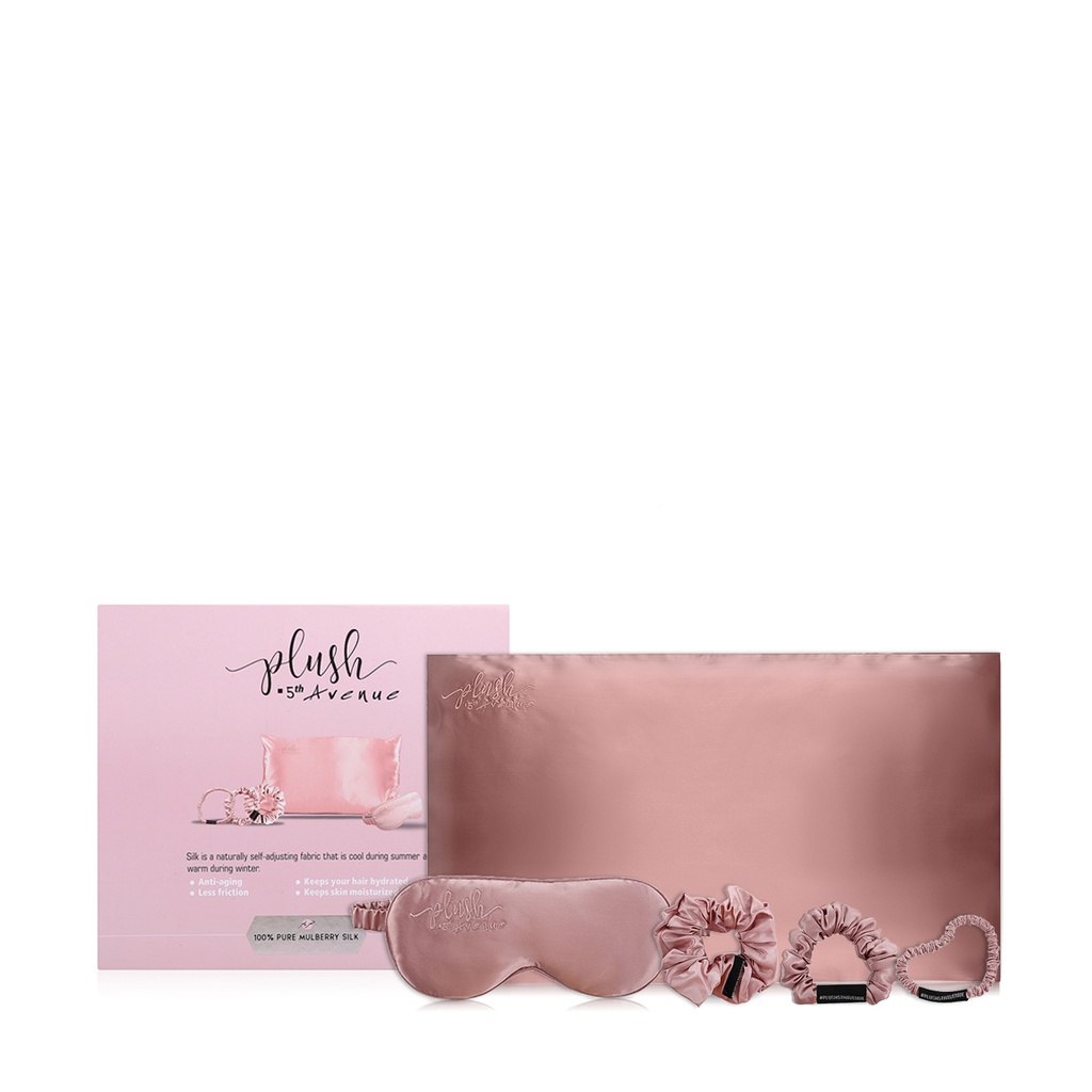 King Size Silk Dream Set - 3 pcs - Pink