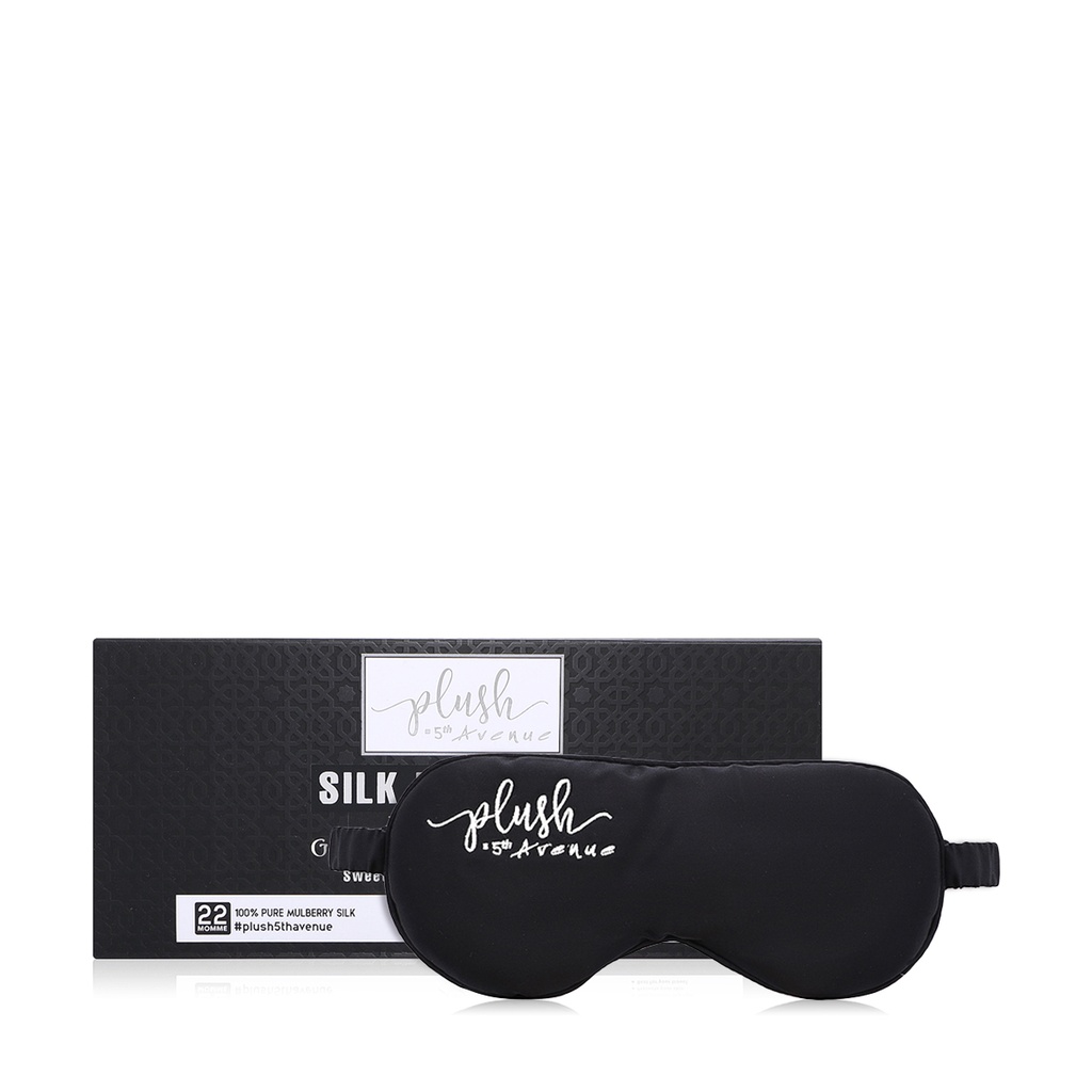 Silk Eye Mask - Black