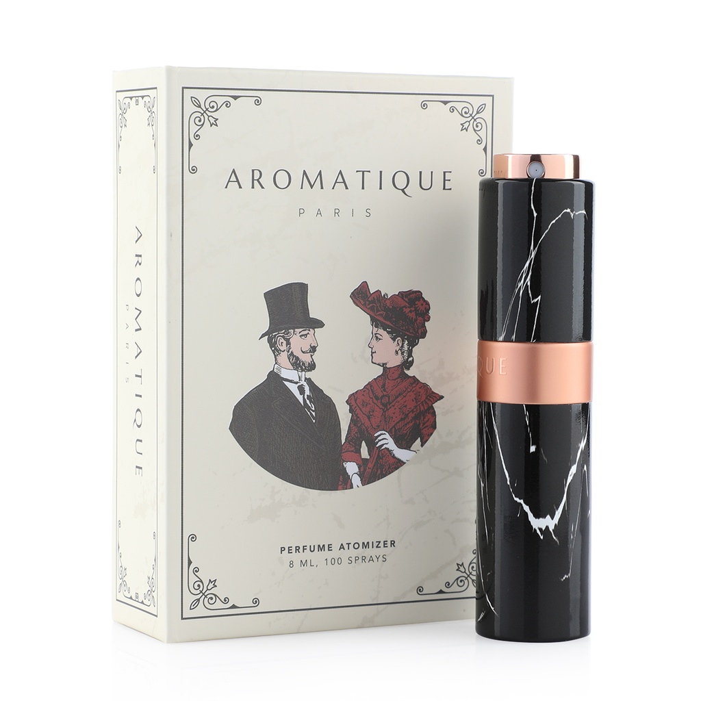 Perfume Atomizer - 8ml - Black Marble