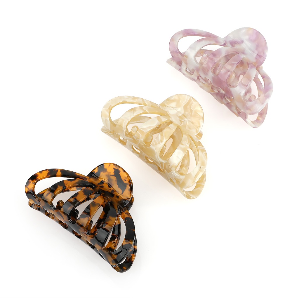 Acrylic Hair Clips Tortoise