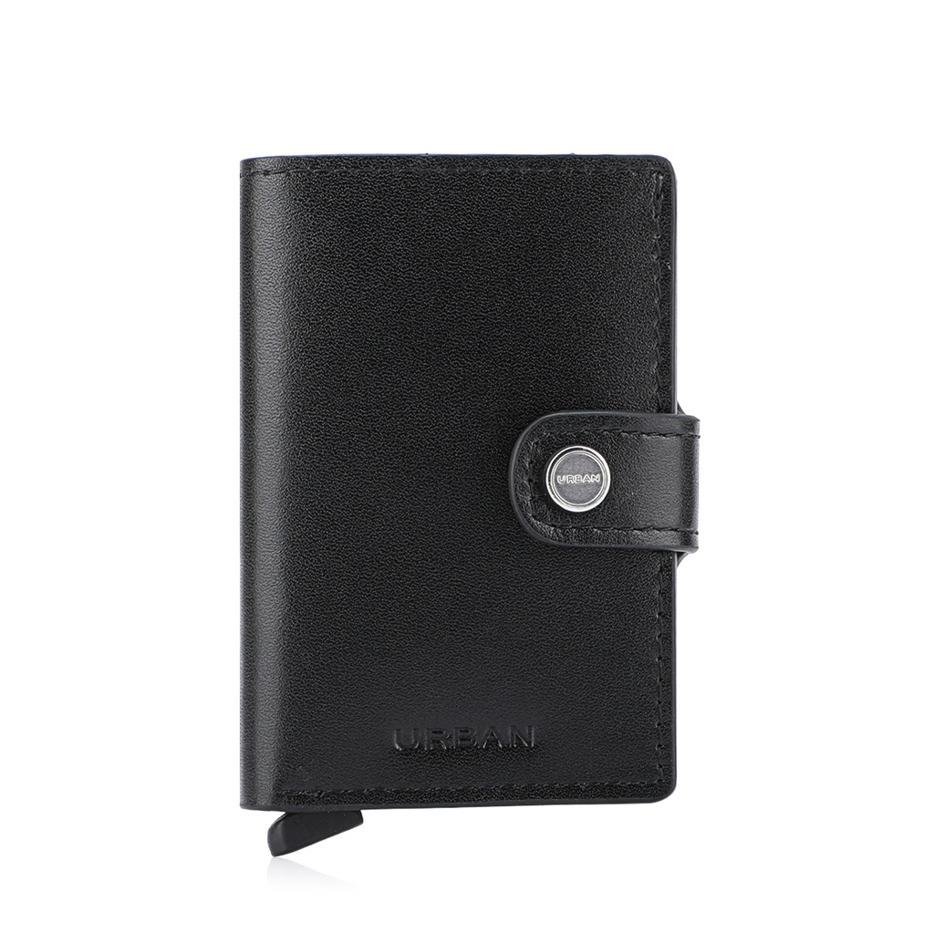 Slim Wallet with 6 Card Holders - Black