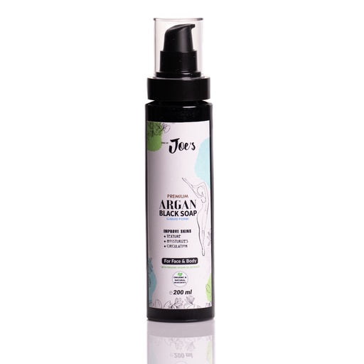 Argan Black Soap Liquid Form