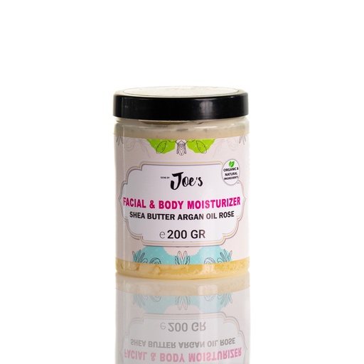 Facial & Body Moisturizer Shea Butter Argan Oil Rose