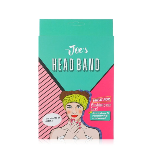 Head Bands - Green & Pink - 2 pcs