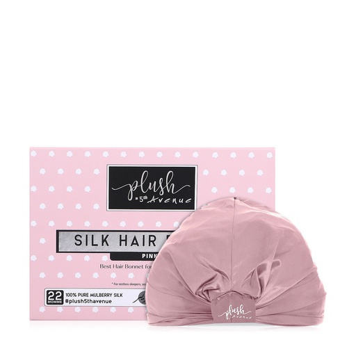 Silk Hair Bonnet - Pink