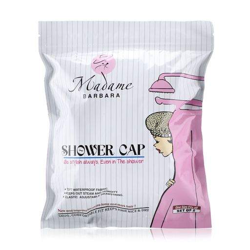 Shower Cap Set - Black & Leopard