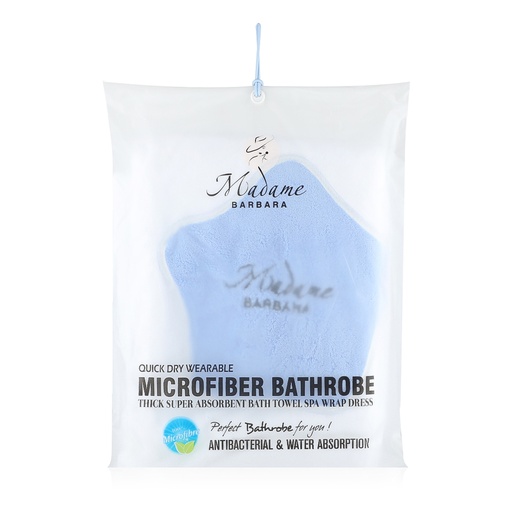 Microfiber Bathrobe - White