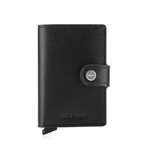 Slim Wallet with 6 Card Holders - Black